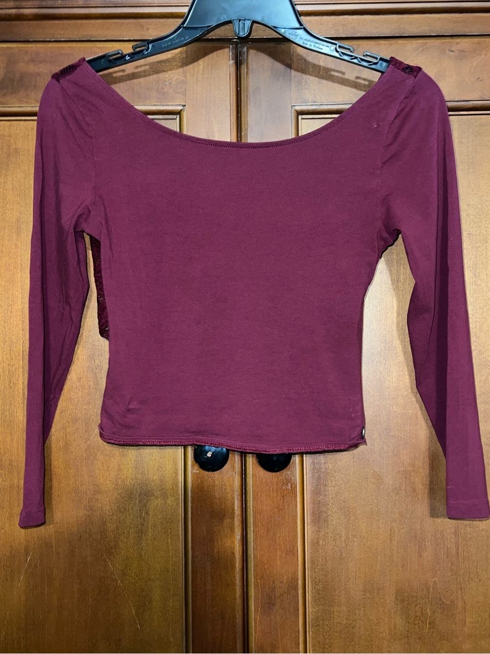 american eagle lace long sleeve shirt